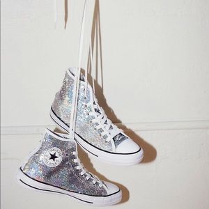 holographic converse high tops